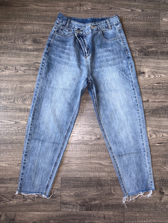 Denim - Off brand High-Rise Women's Jeans in Light Blue Denim